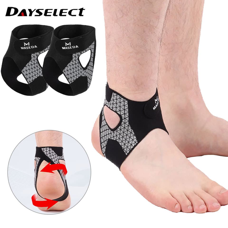 DAYSELECT Protetor De Tornozelo Esportivo Ultrafino Basquete Suporte De Alça Bidirecional De Alta Elasticidade