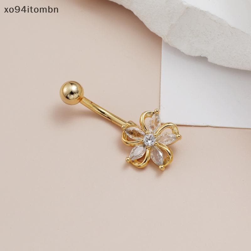 itens Anel De Umbigo Pendurado Em Aço Inoxidável Estilo Vintage , Piercing Com Fio Externo Clássico Para Entusiastas De