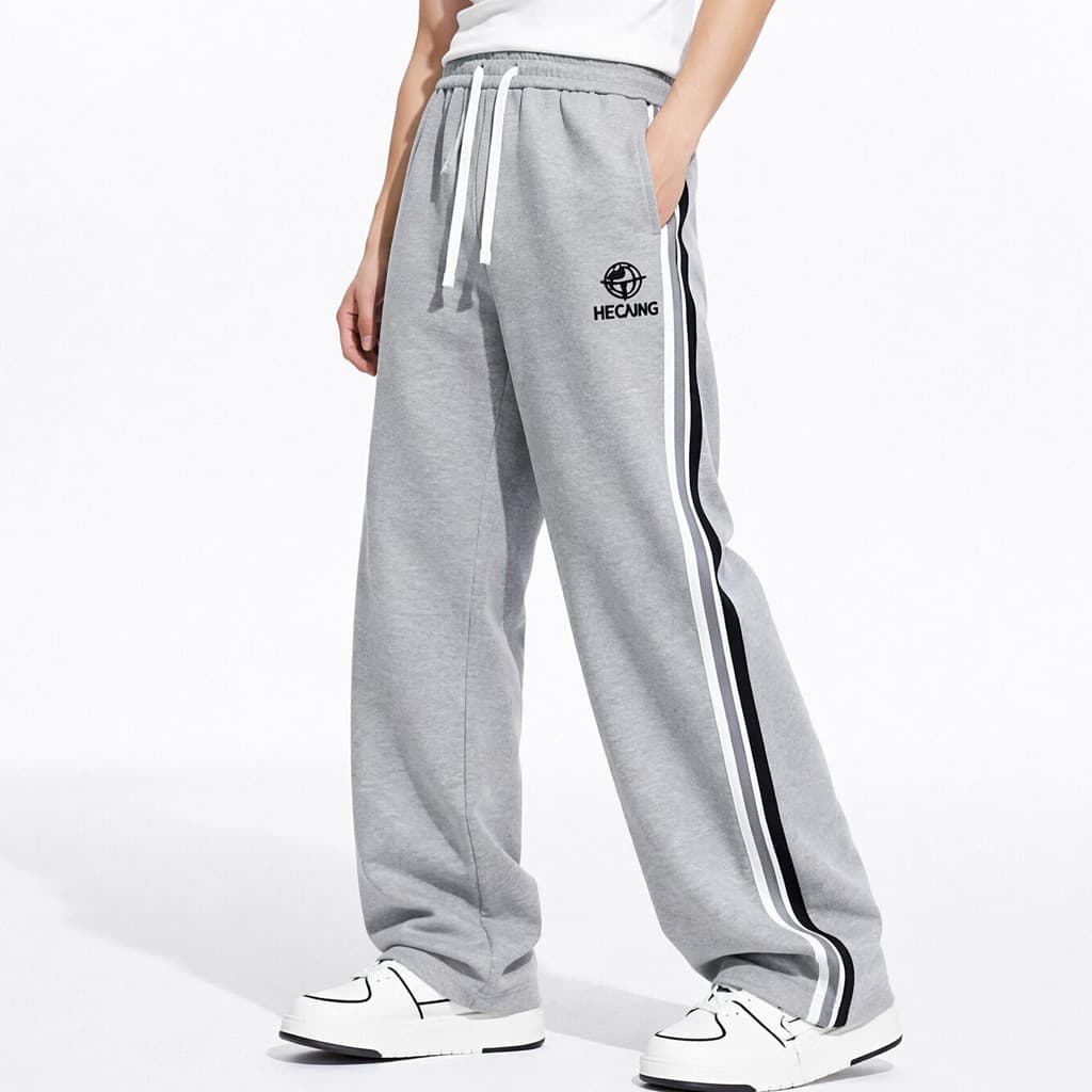 Esportes soltos Sweatpants Unisex calças esportivas calças casuais novo estilo versão pública calças compridas perna ret