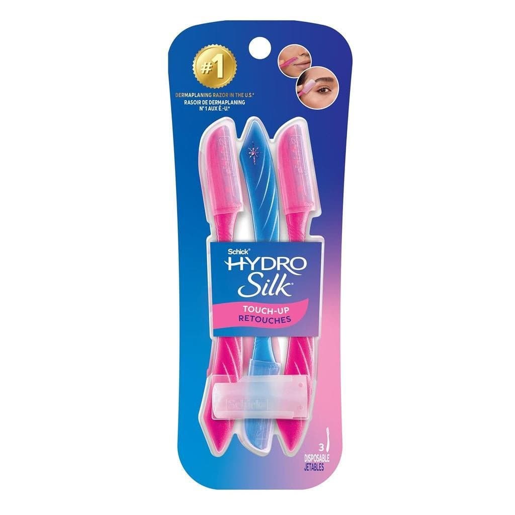 Ferramenta de Barbear Schick HydroSilk Precision Blade, conjunto de 3 peças |     Lâmina para raspagem de pele, lâmina C