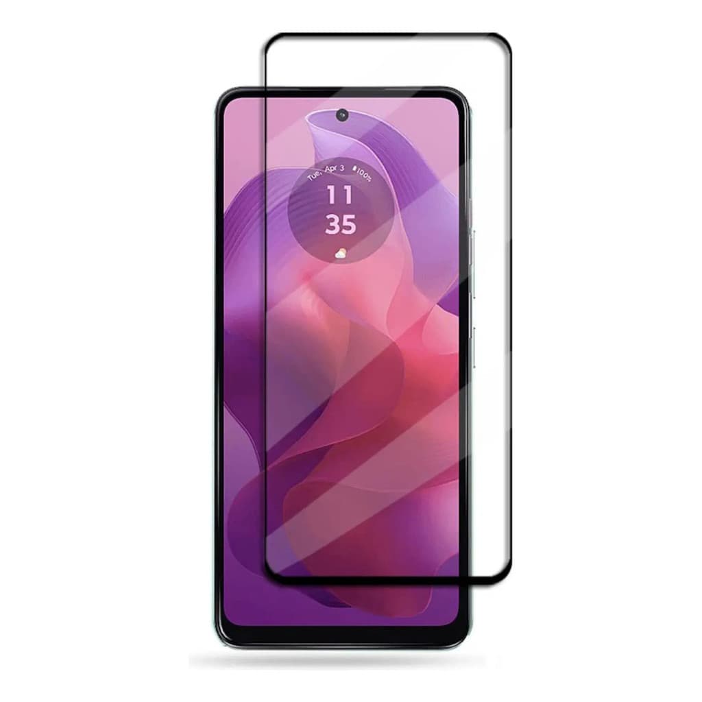 2 Películas De Vidro 3d Full  Para Motorola Moto G24 Power