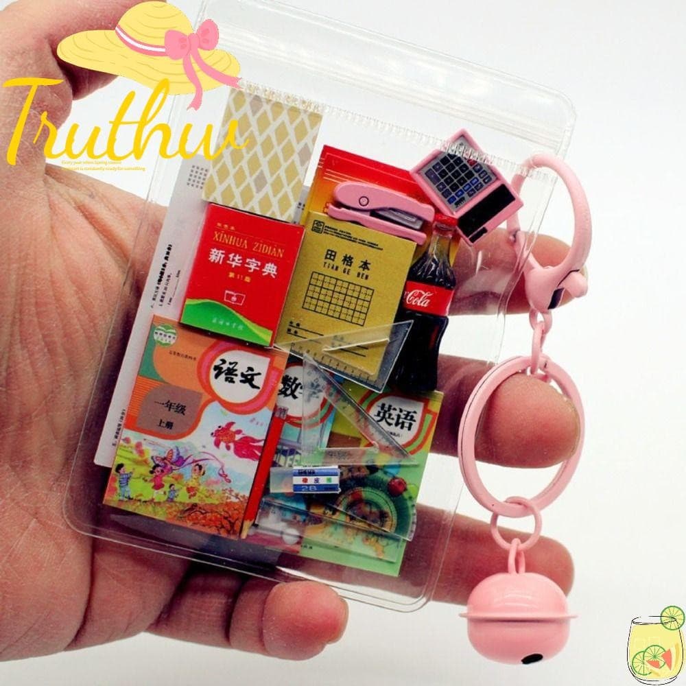 Chaveiro TRUTHW , Pingente De Mochila Escolar De Desenho Animado Kawaii , 2025 Decorações Fofas De Casa De Bonecas De Si