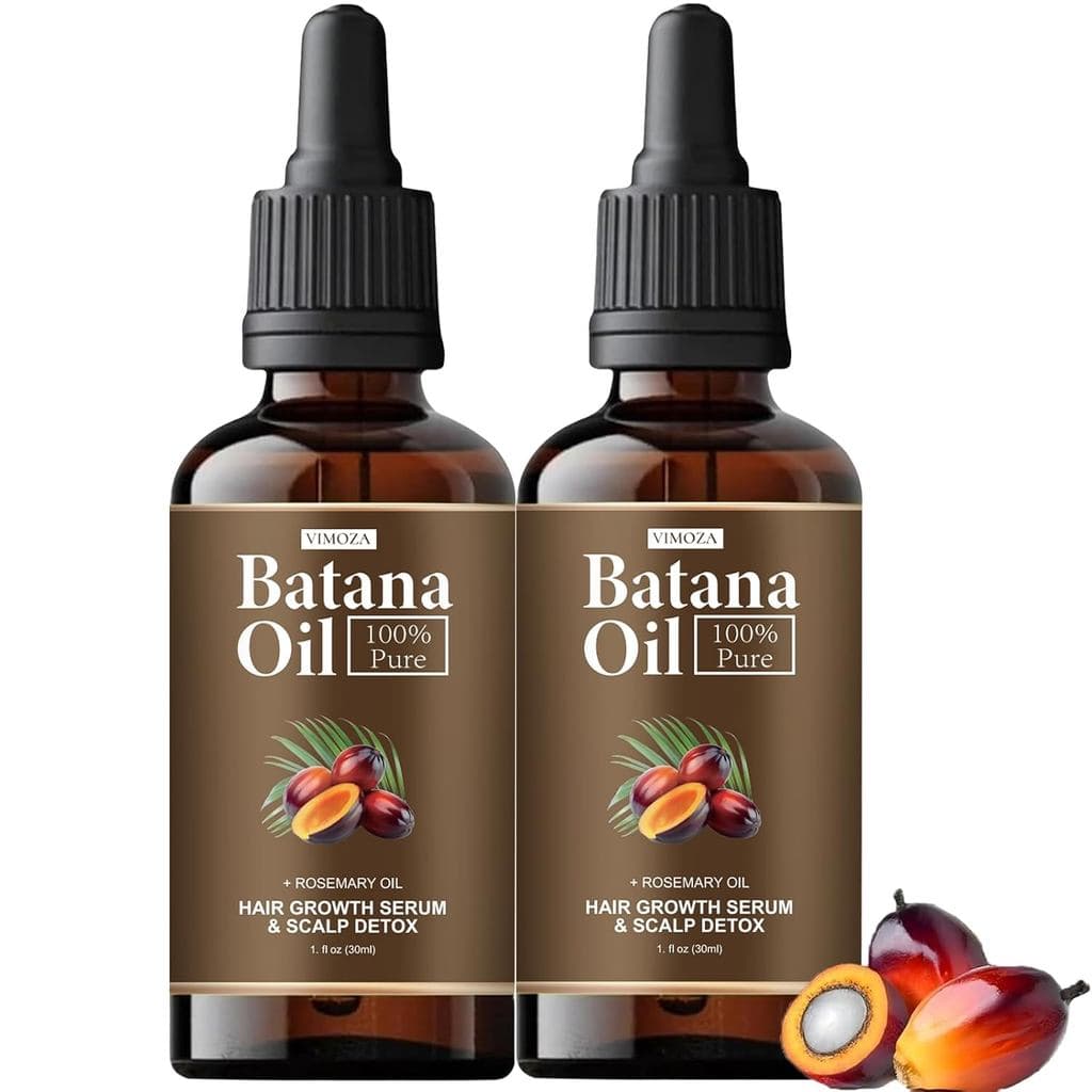 Óleo de Batana para Cabelo, Óleo Capilar com Alecrim para Crescimento Capilar - Óleo de Batana 100% Orgânico (2 unidades