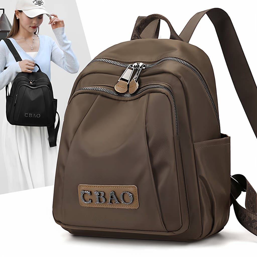 Novo Oxford pano mochila Casual All-Match moda mochila senhoras viagem leve Commuter náilon mãe saco