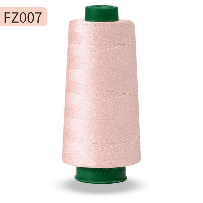 Linha de costura rosa carne pagode linha colorida 402 linha de máquina de costura doméstica lótus pó luz rosa linha de c