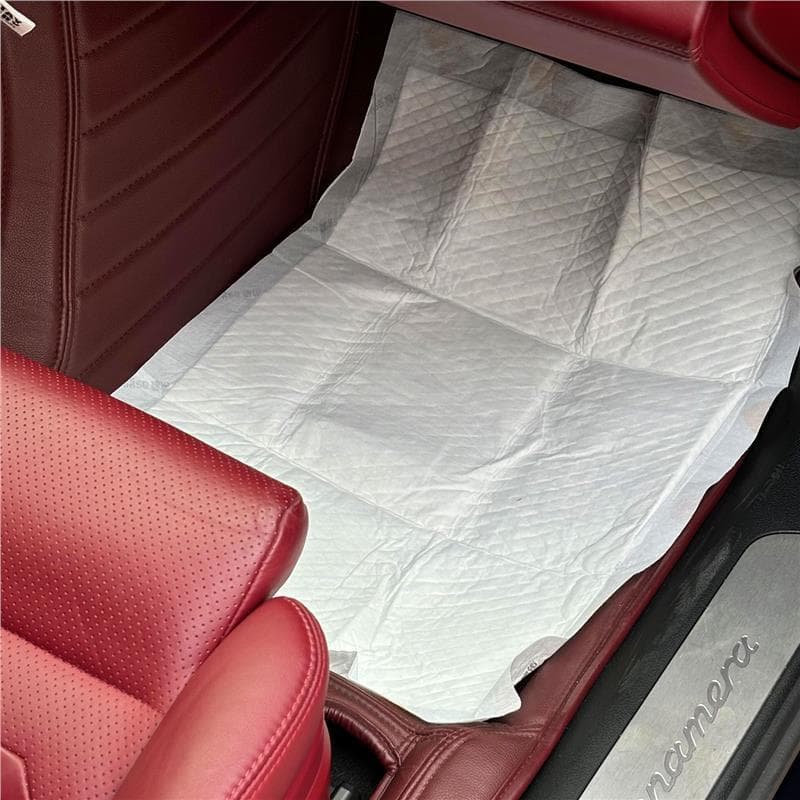 Tapete descartável para pés de carro, tapete antiderrapante espesso, isolamento de chuva, tapete sujo, não tecido, cober