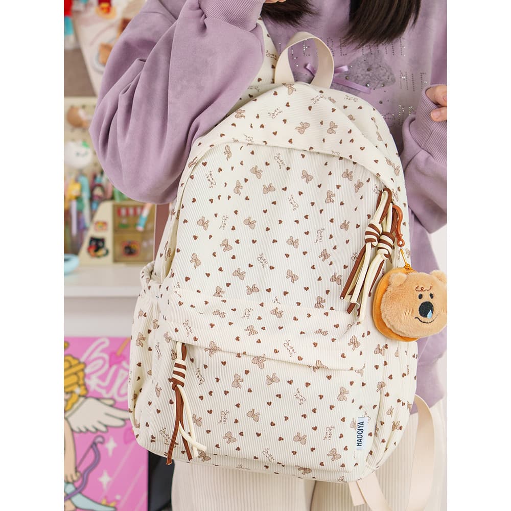 Retro veludo júnior meninas do ensino médio ins estilo mochila pequena fresca mochila high school universidade leve gran