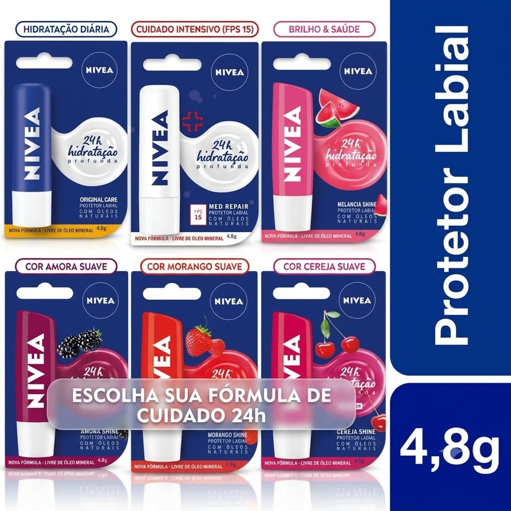Protetor Labial hidratante Nivea 4,8g