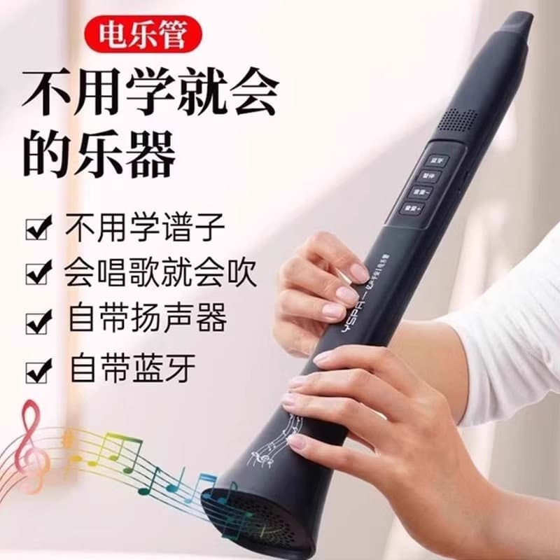Peiqing Novo estilo de vento Musical elétrico vem com alto-falante Bluetooth Instrumentos de desempenho de secador de ca