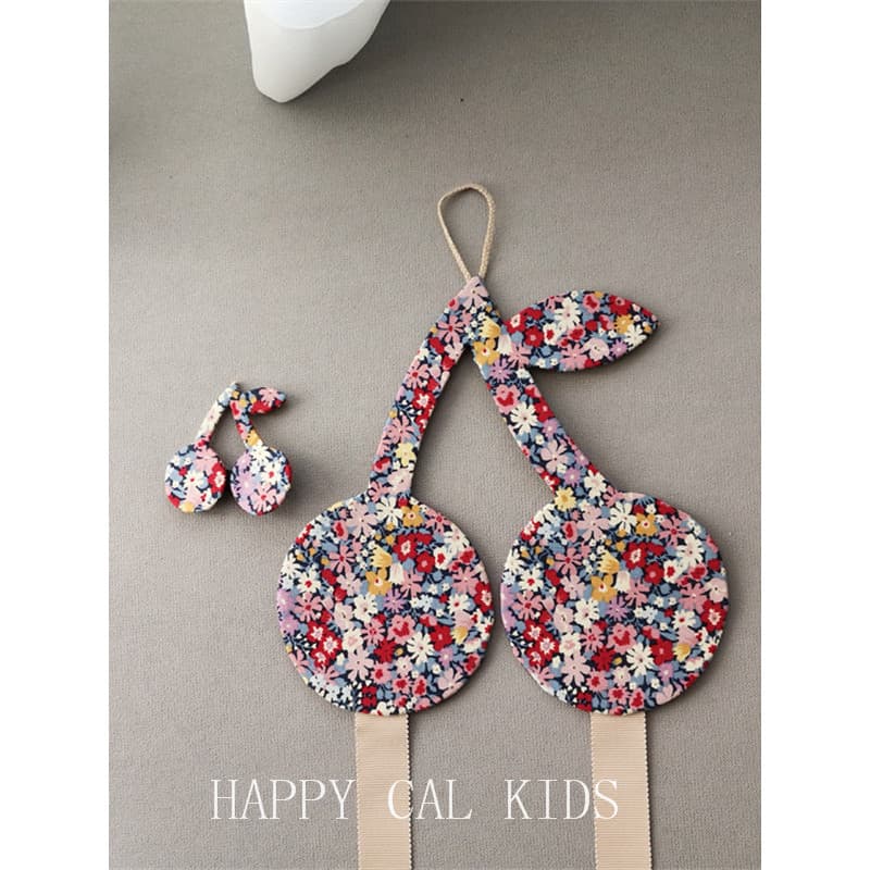 Estilo coreano ins Floral cereja crianças hairpin cinto de armazenamento bebê hairpin arrumado cinto acessórios para o c