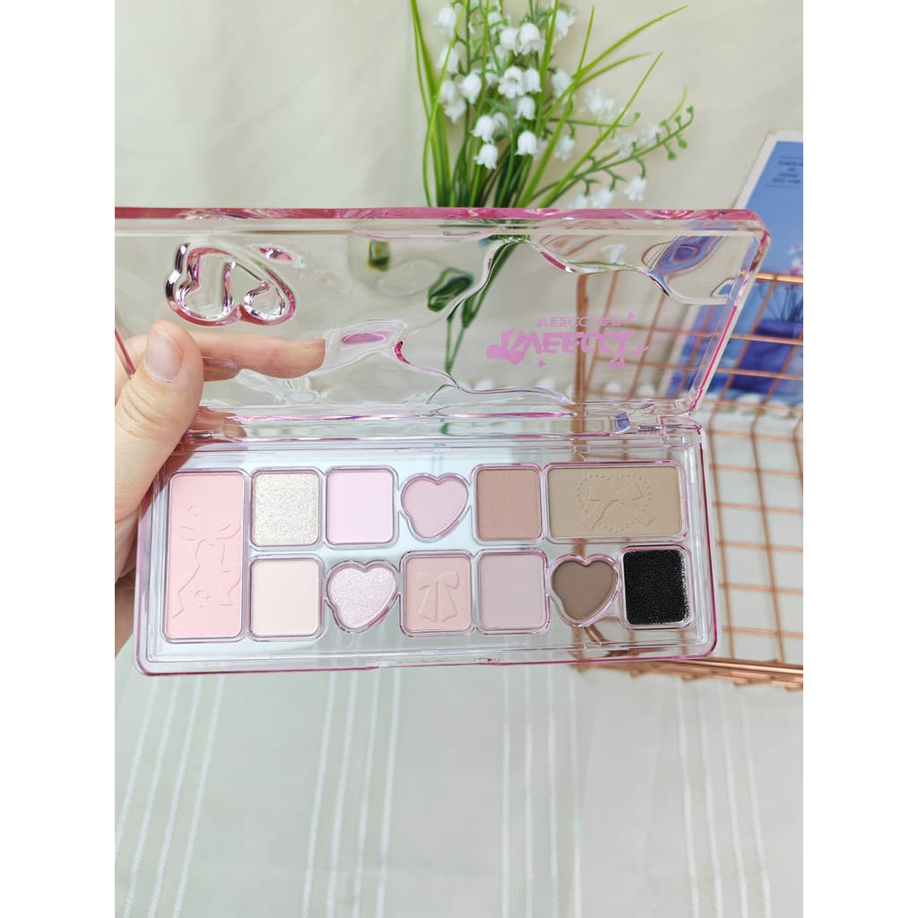 VEECCI VEECI Ribbon Fantasy Onze Color Eyeshadow Palette Hold Maquiagem Não é fácil de tirar Maquiagem Multicolor Sombra