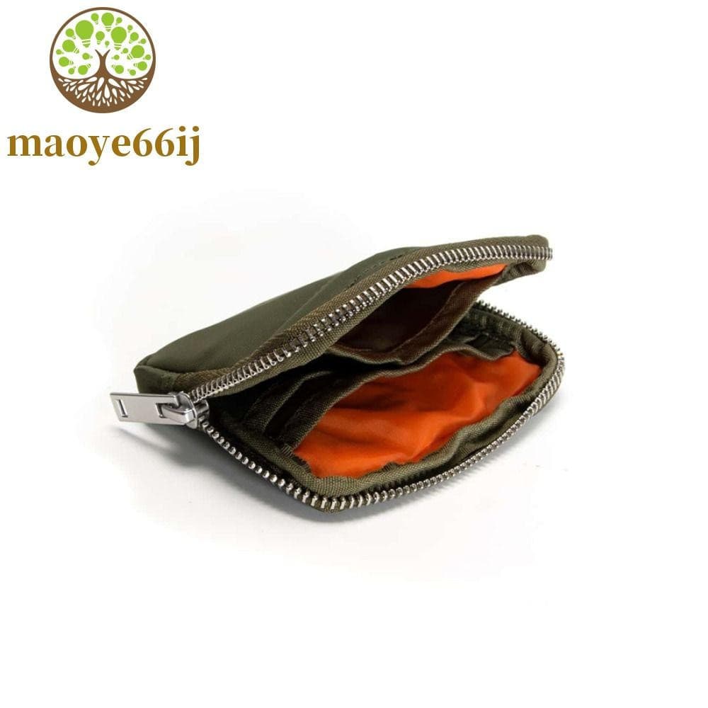 MAOYE66 Bolsa de Moedas de Nylon, Carteira Portátil Antifurto RFID para Homens, Porta-Cartões, Mini Bolsa de Armazenamen