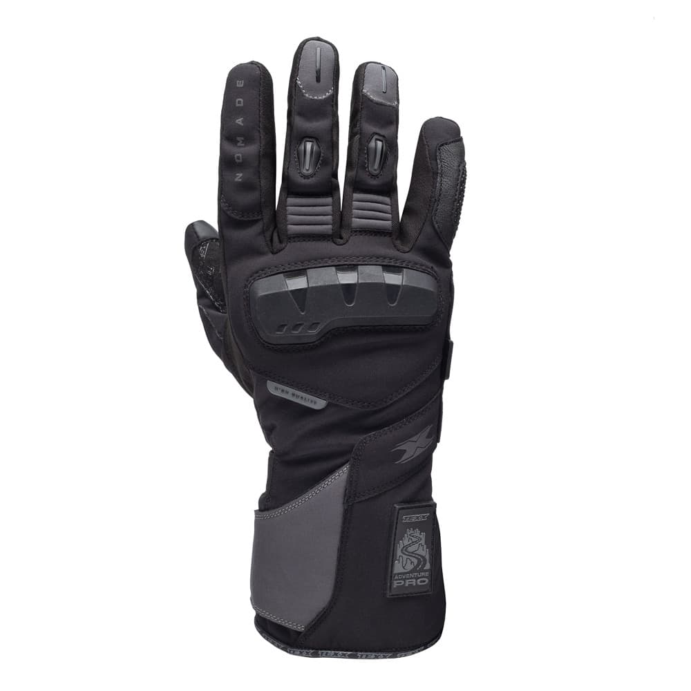 Luva Motociclista Texx Nomade Preta para Moto Proteção Conforto e Pilotagem
