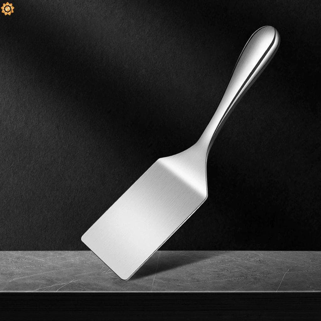 Espátula Pequena De Aço Inoxidável 304 , Alça Curta , Virador Plano Para Panqueca De Bife Teppanyaki