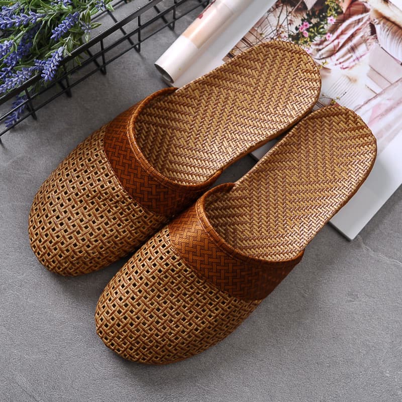 Yacao tecido linho casa macio sola grossa antiderrapante piso meninos meninas Bowknot interior Co