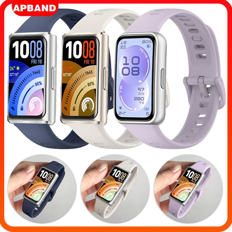 Pulseira De Original Silicone Para Relógio Smartwatch Huawei Band 11/ Huawei Band 11 Pro Acessórios