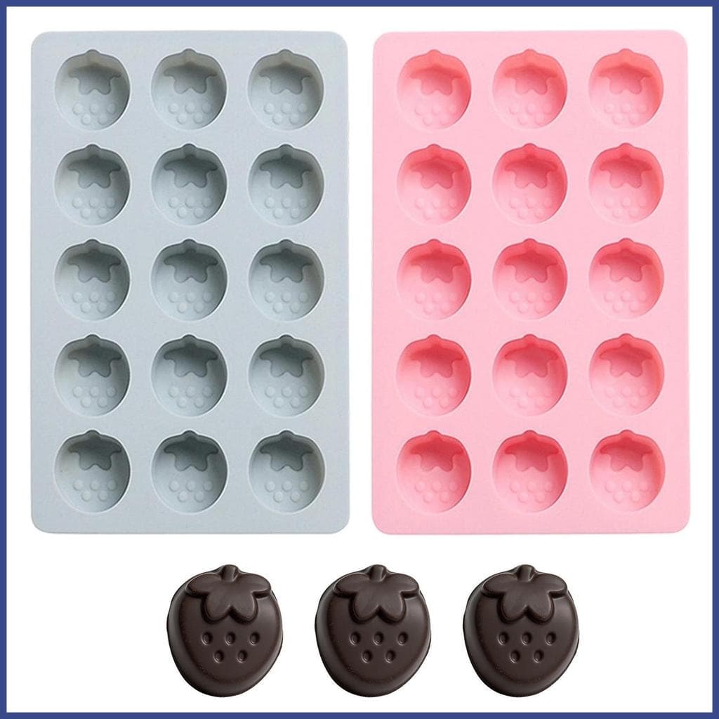 Bandejas De Gelo De Silicone , 2 Peças , Recipiente Reutilizável Para Fazer Chocolate , Bandeja Casa , Reunião Familiar