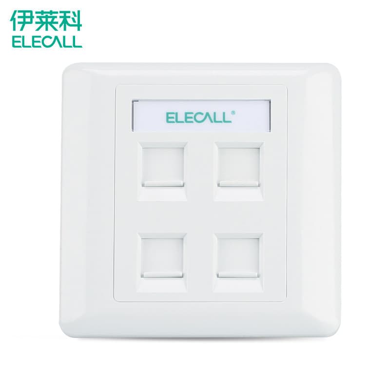 Interruptor de soquete painel telefone computador soquete tipo 86 painel sem fio doméstico módulo montado na superfície