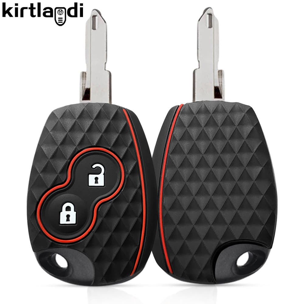 Capa de Silicone para Chaveiro, Suporte de Chave para Renault Trafic, Clio, Duster, Logan, Dacia Sandero, Nissan Terrano