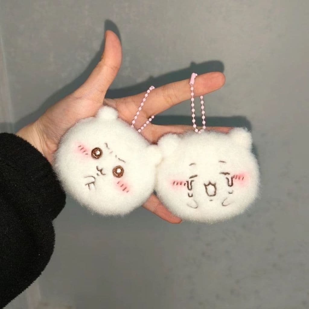 Chiikawa Usagi, boneco de pelúcia feito à mão, fofo, pingente de mochila, presente para melhor amigo LAF6