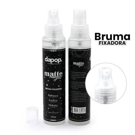 Bruma Fixadora Matte Magic Fixação Intensa e Controle de Oleosidade 120ml - Dapop