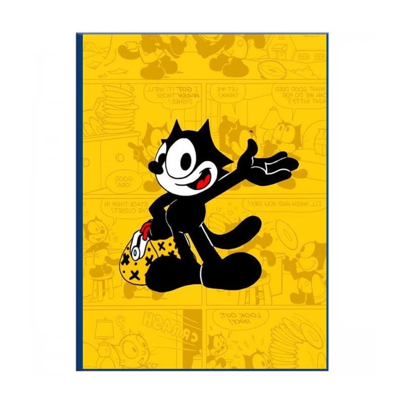 Caderno Gato Felix Brochura Brochurão Grande
