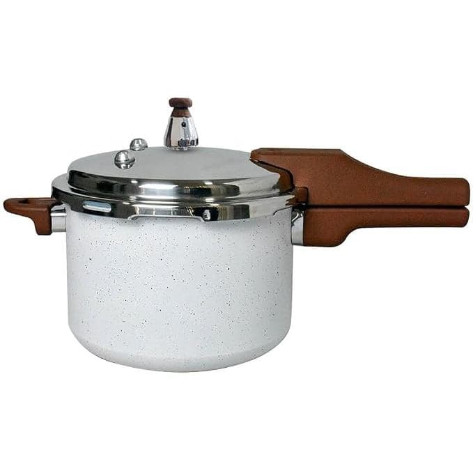 Panela de Pressão Indução Revestimento Cerâmico 4,2L Lecce Branca Ref:VH6003P  Vista Home