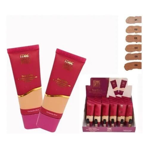 Base Matte Femme Paris Para Mulher - Acabamento Matte 01