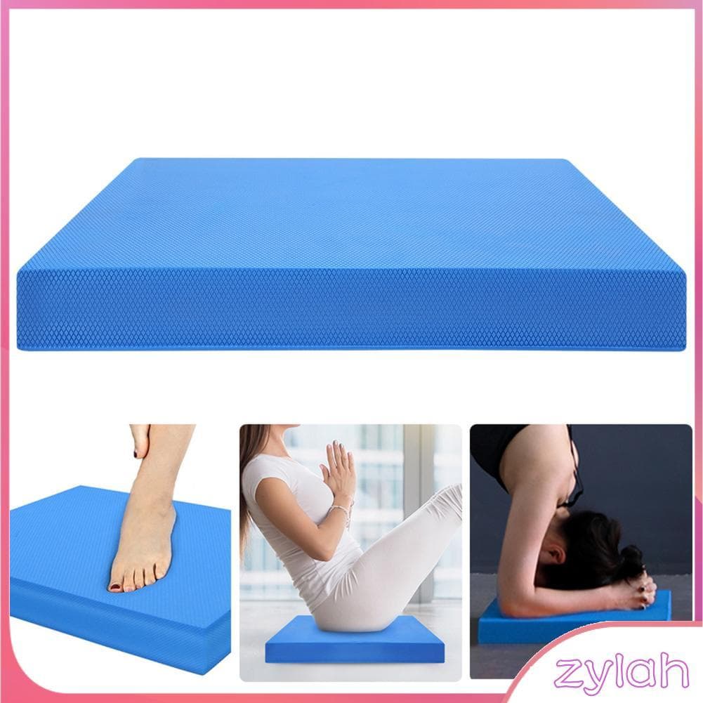 Zylah.br Almofada de equilíbrio para ioga, treinamento, cintura acolchoada, abdômen, exercício, equipamento de esteira