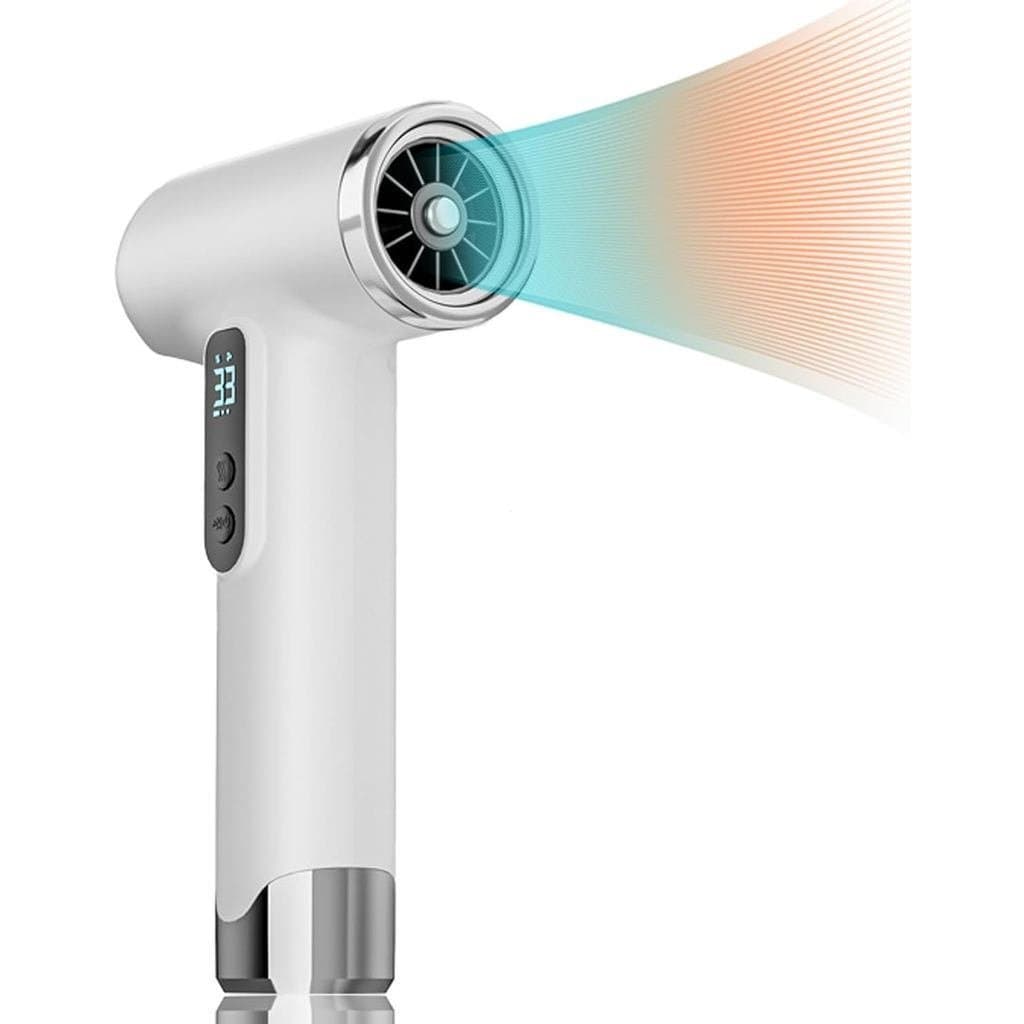 Secador de cabelo sem fio, secador de cabelo de alta velocidade 10000 RPM, secador de cabelo recarregável 15000 mAh, sec