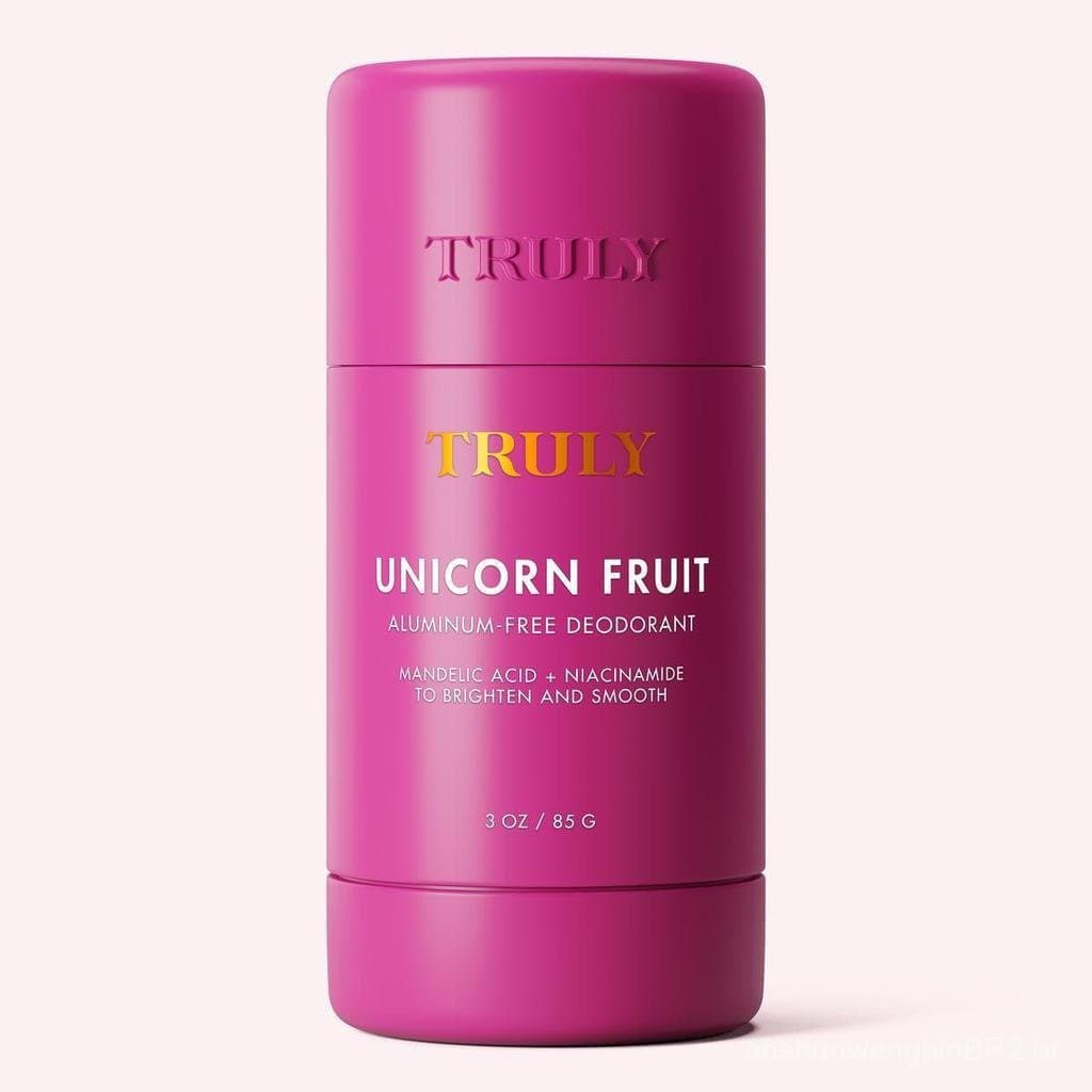 Desodorante Unissex com Aroma Frutado de Unicórnio para Clarear e Suavizar a Pele - Sem alumínio, utiliza enzimas para c