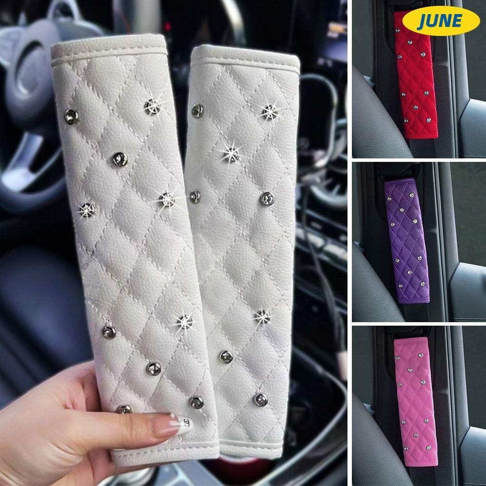 Almofada De Ombro Para Cinto De Segurança De Carro De Junho , Protetor Brilhante , Capa De , Proteção Ajustável