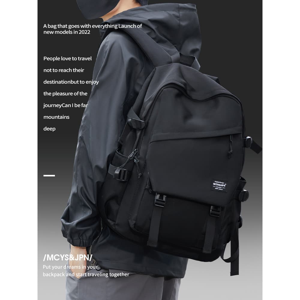 Mochila masculina 2026 novo estilo grande capacidade mochila masculina estudante universitário Commuter computador saco