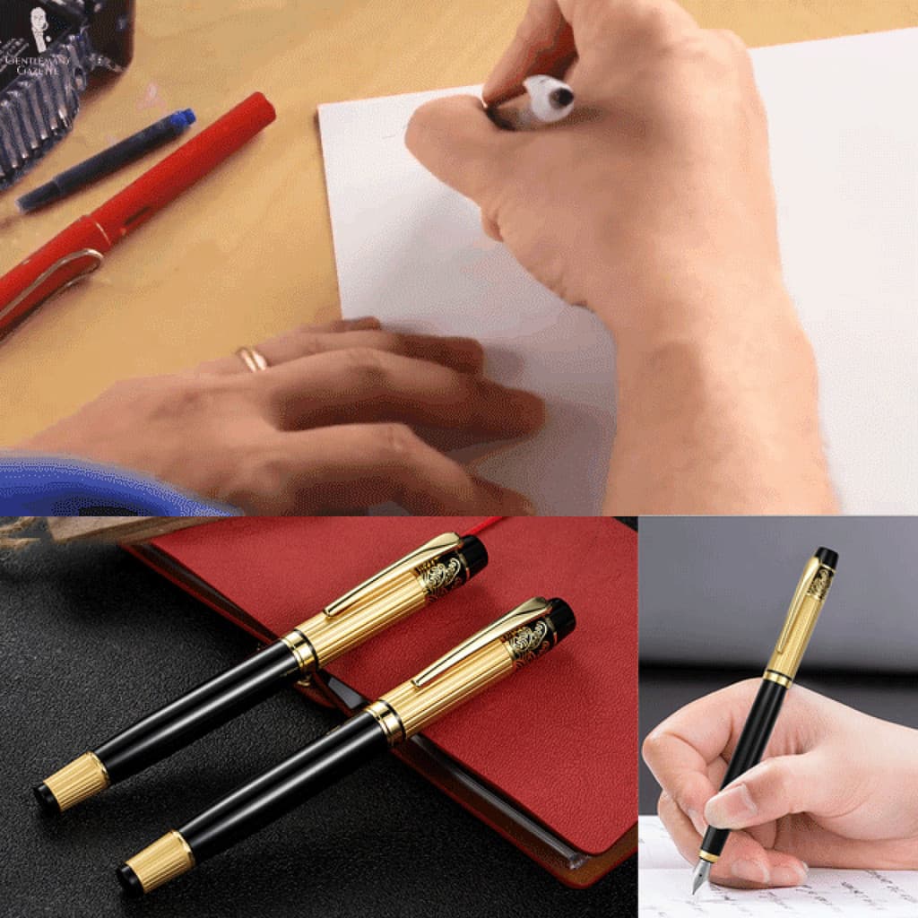 [Estilo Profissional] Eternal Fountain Pen for Direct Supply Caneta/Escrita/Executivo