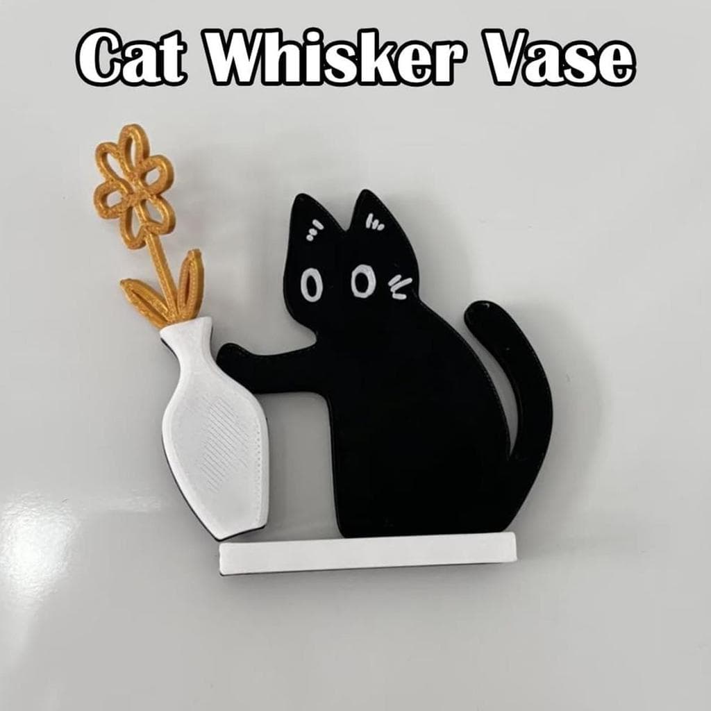 Ímãs De Geladeira Fofos , Ornamento Magnético , Vaso De Bigode De Gato , Ímã Para Mapas , Calendários , Casas , coelmy