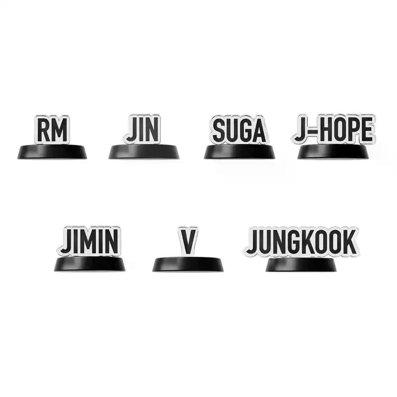 Luz De Bastão De Peças De Reposição BTS var . 4 Nome Do Membro De Acessórios Decorativos Removíveis