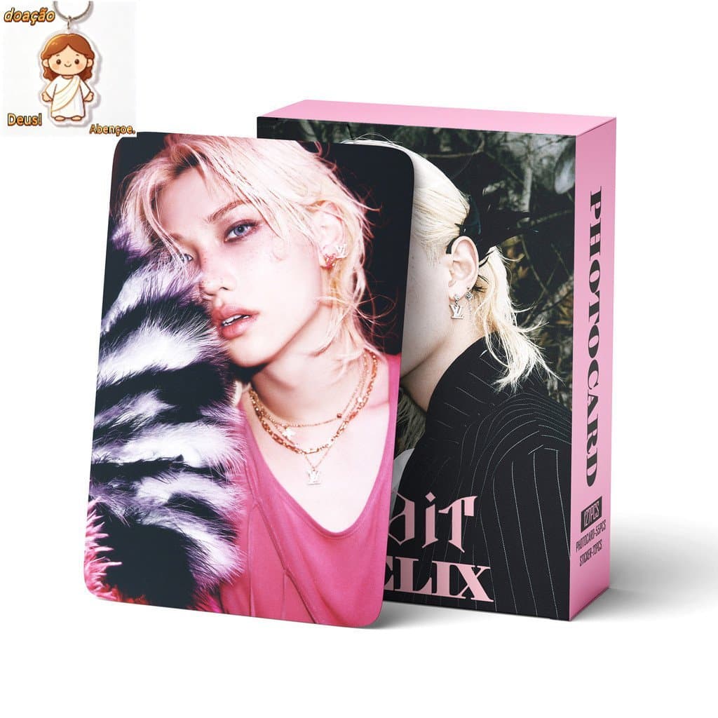 127 Unidades/Caixa Straykids Solo FELIX Photocards Fazer Cartão KPOP LOMO