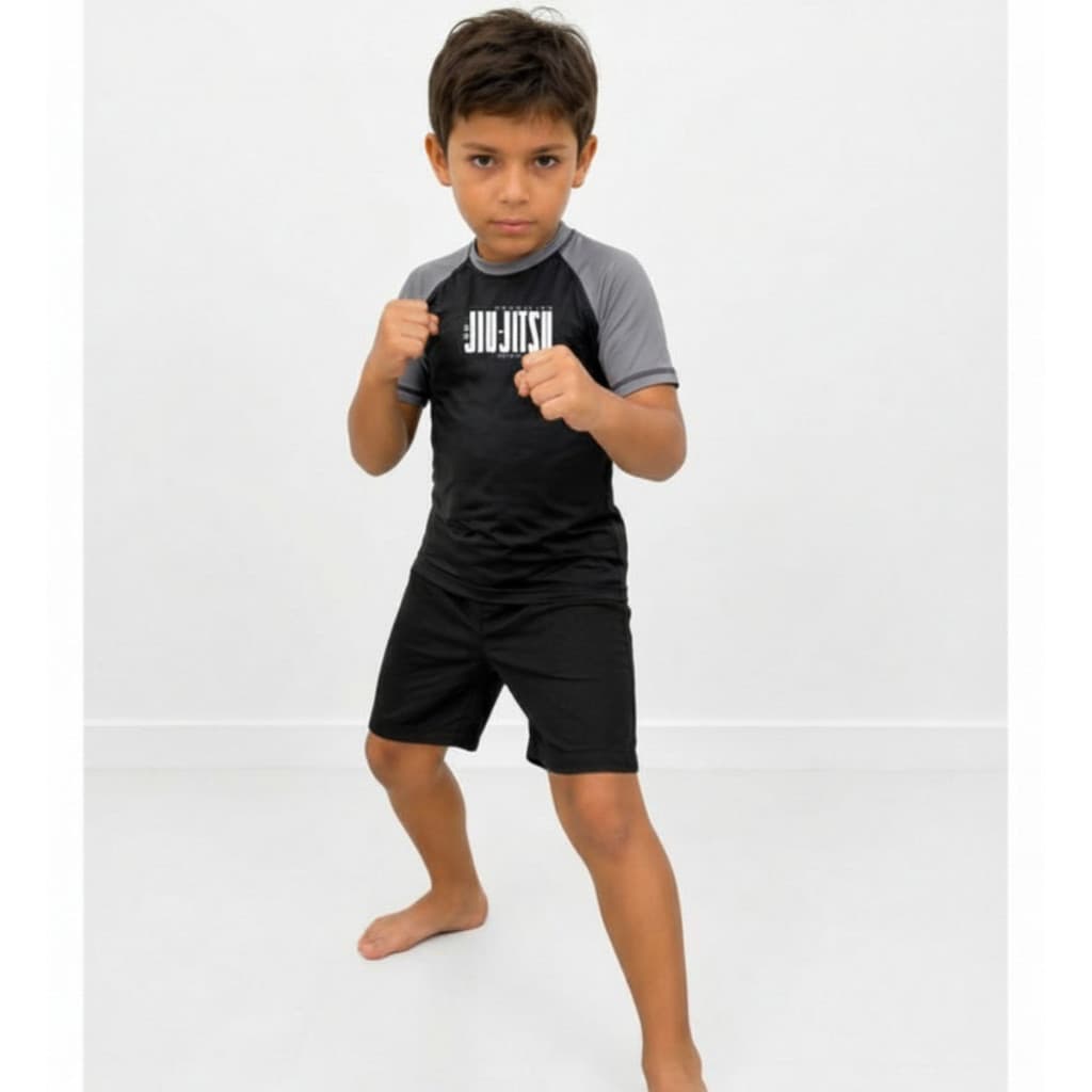 RASH GUARD INFANTIL TREINO ACADEMIA ESPORTE INFANTIL BJJ JIU JITSU