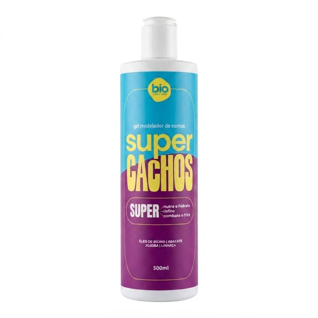 Gel Modelador Super Cachos Bio Vegetais Definição Hair 500ml