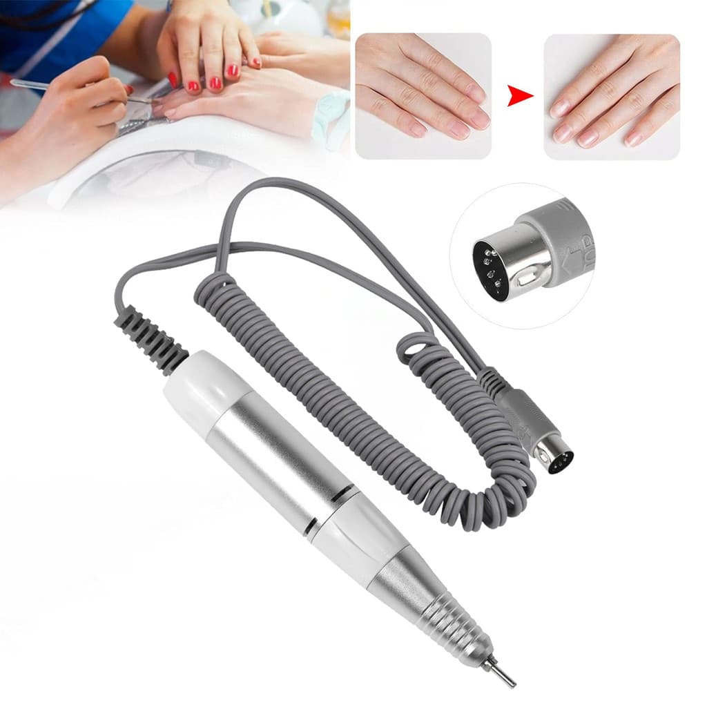 Caneta Lixadeira Elétrica para Unhas Profissional Motor Porquinho, Lixador de Unha Elétrico Manicure e Pedicure