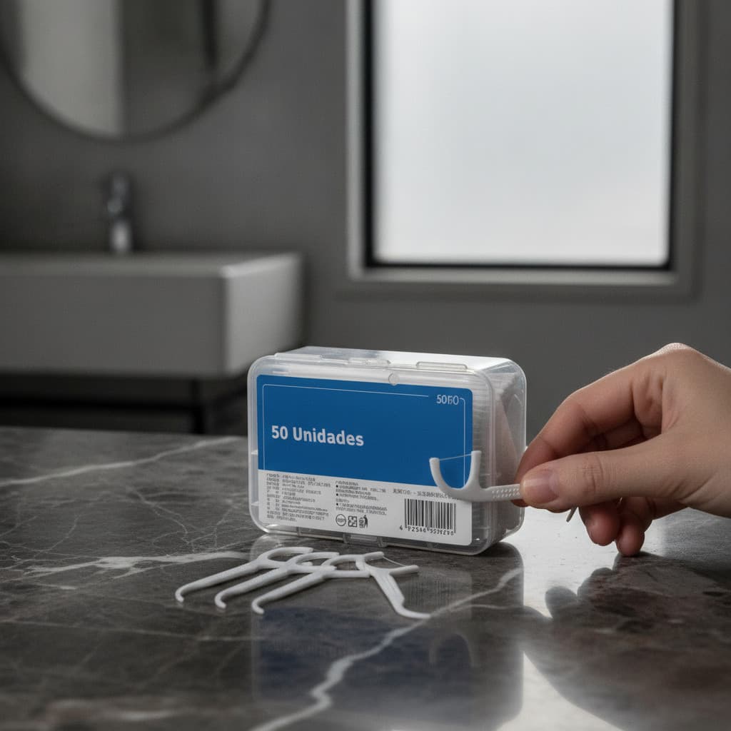 Fio Dental em Arco Ultra Fino - 50 un em 1 caixinha - Modelo Profissional Garantia 90 Dias