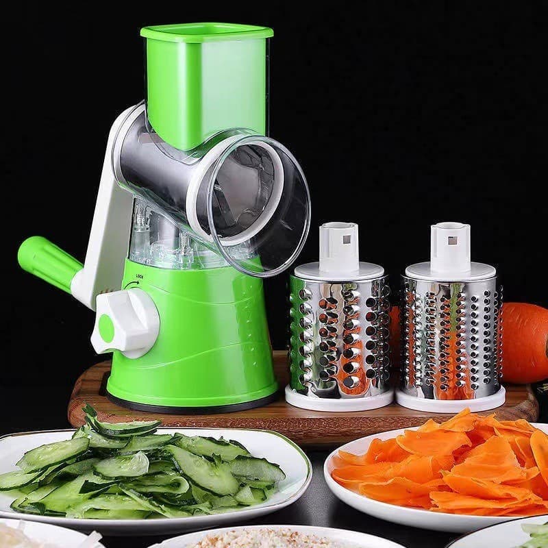 Cortador de legumes multifuncional com rolo, fatiador de cozinha manual, ralador, cortador de batatas KDYE