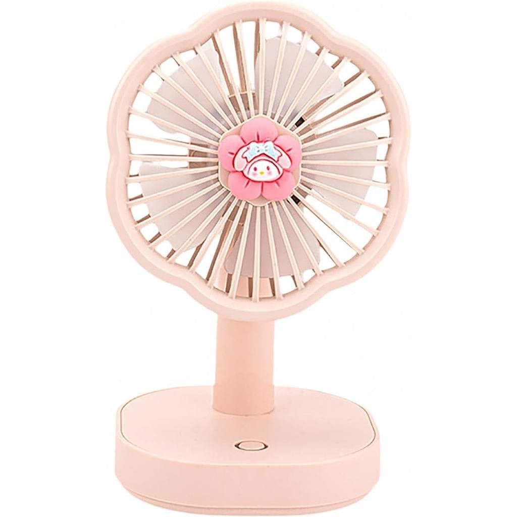 Ventilador Mini Ultra Silencioso com Forte Fluxo de Ar, Ventilador de Mesa Portátil, Ventilador Circulador de Ar Recarre