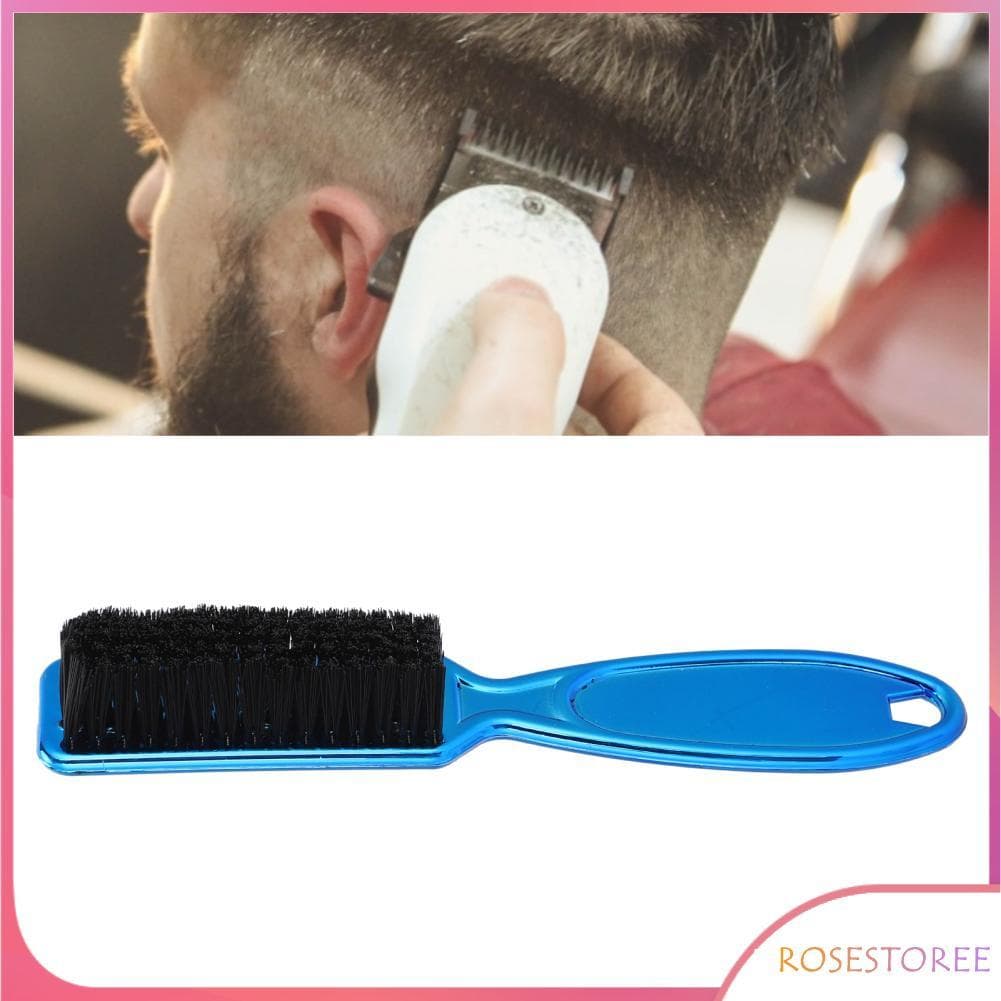 Rosestoree Escova de barba para salão de beleza, estilo retrô de óleo com alça para homens