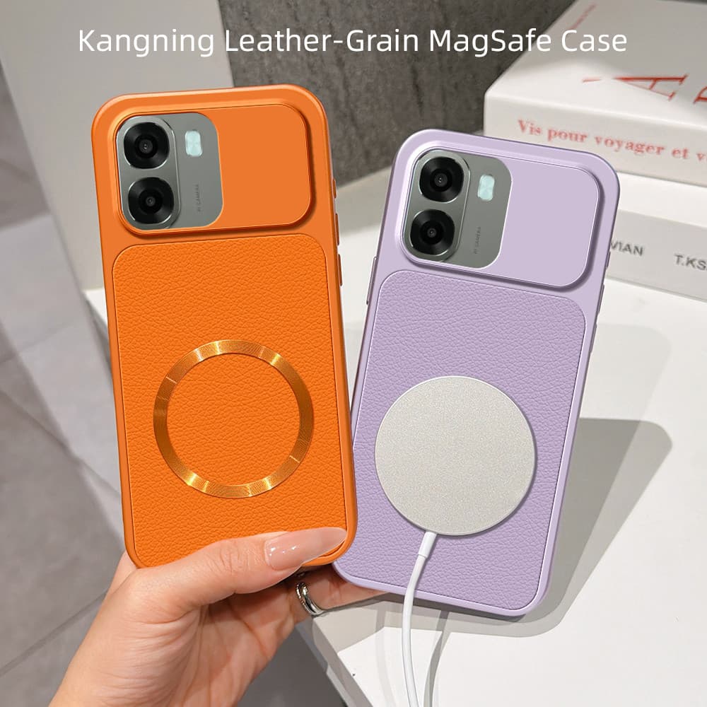 Aplicável A Oppo A6 A6T A6X CPH2853 PLT130 CPH2847 A6T PRO A6TPRO CPH2849 Capa De Couro Fosco Com Anel Magnético De Carr