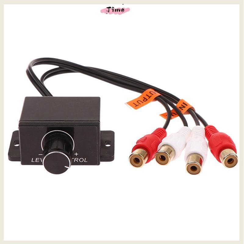 Tempo Novo Amplificador De Carro Regulador Volume Alto-Falante Controlador Baixo Áudio Do Ajustador Som Subwoofer Hee