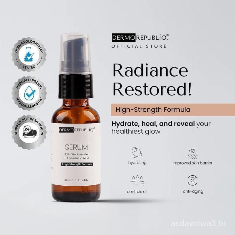 Piyanshe Essência de Fórmula de Alta Intensidade com 10% de Niacinamida + Ácido Hialurônico 30ml/15ml 153O