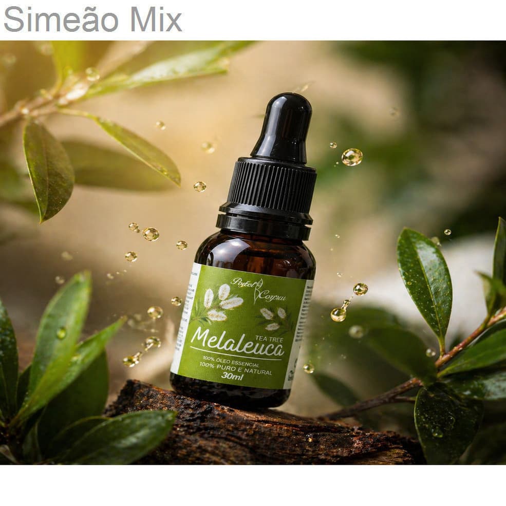 Óleo Essencial De Melaleuca 100% Puro 30ml Contra Micose127ZHQCP