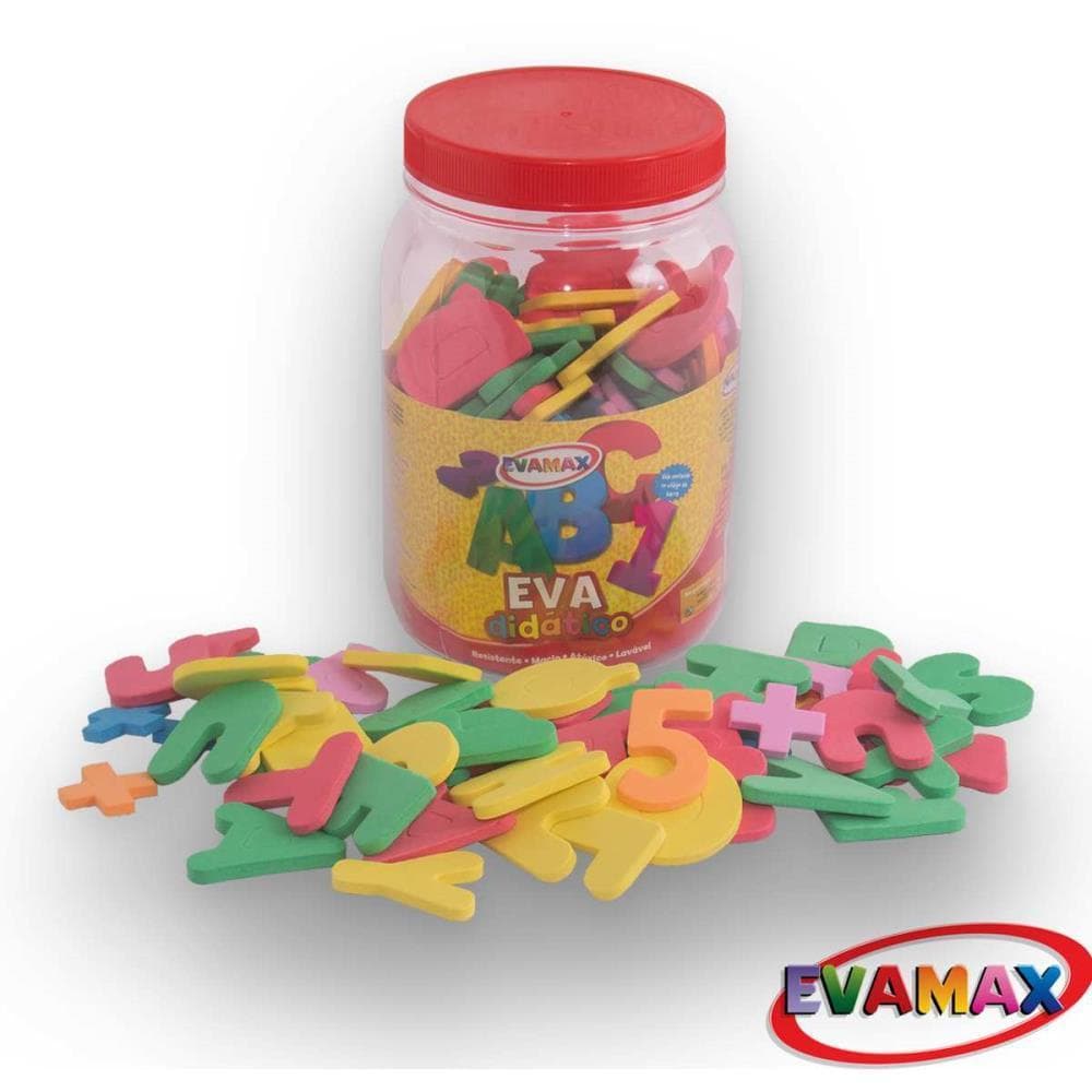 Brinquedo Pedagogico EVA GD ALFAN 5MM 5X3CM 138 PC 3ABC