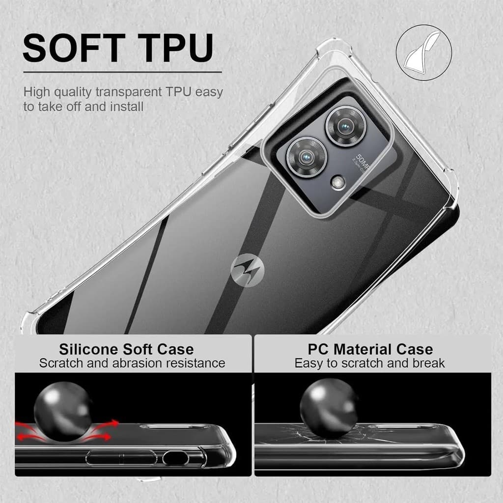 Capa Capinha Antishock Reforçada Compatível Motorola Moto Edge 40 Neo